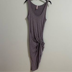 Asymmetrical Grey Bodycon Tank Dress *size small*